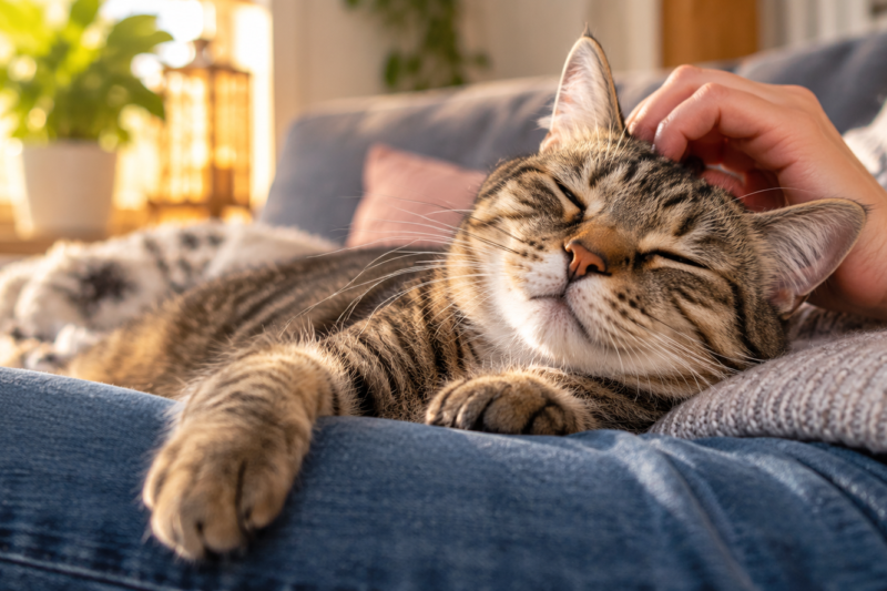 Katze schläft