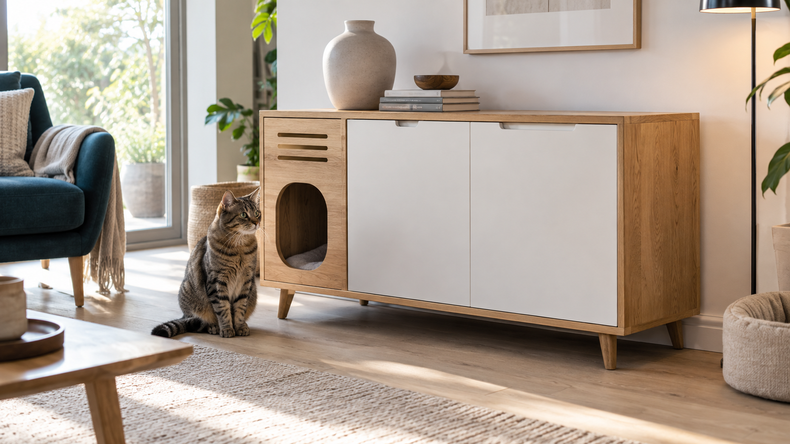 Die besten Rückzugsorte für Katzen in kleinen Wohnungen