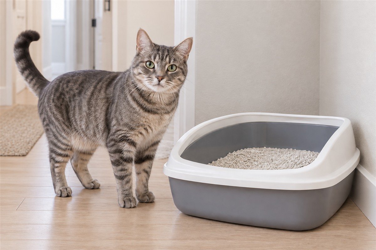 Wie viele Katzentoiletten braucht eine Katze?